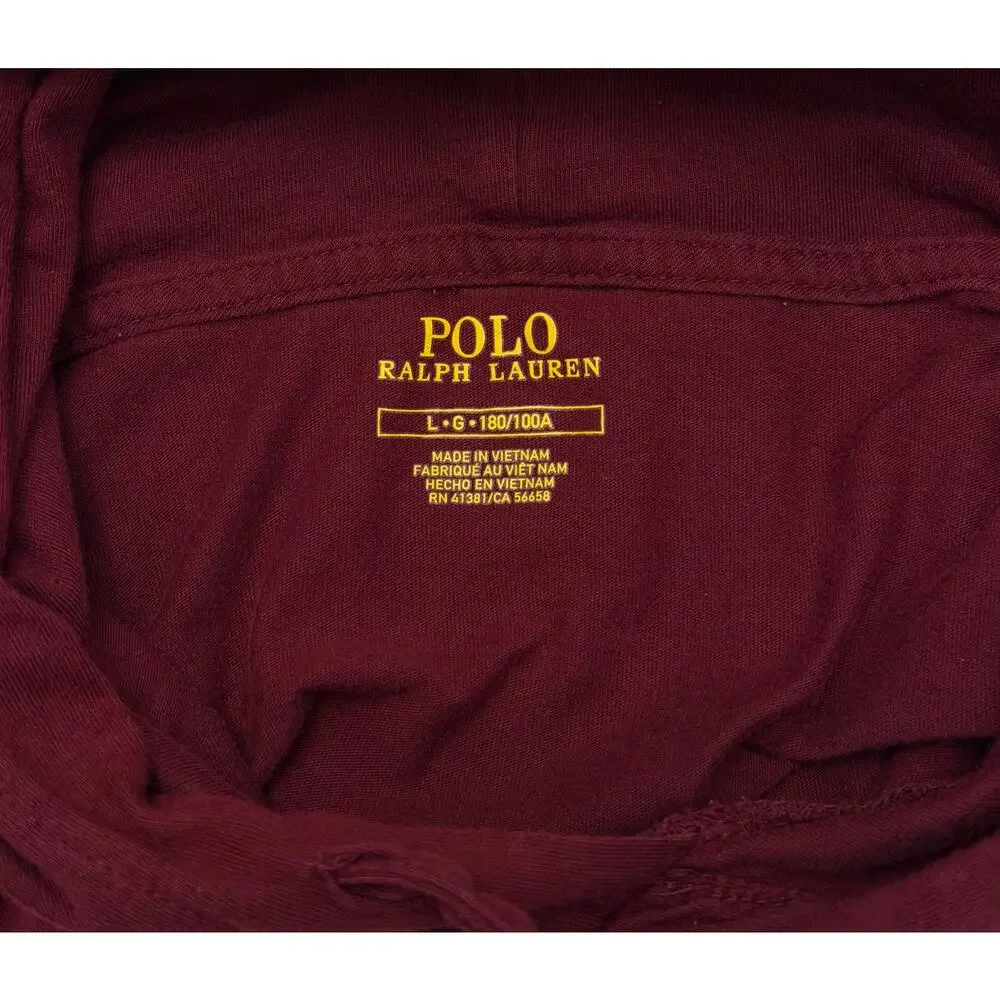 Polo Ralph Lauren men's hoodie‎ shirt sz L preppy athletic heritage layers